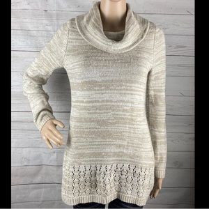 Chico’s Cowl Neck Sweater